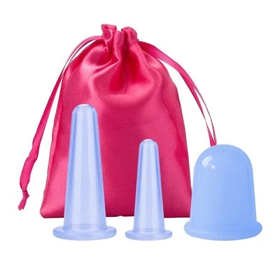 $7.99 • Buy Silicone Vacuum Suction Cup Massage Kit For Body And Facial Massage, Anti-Cellul