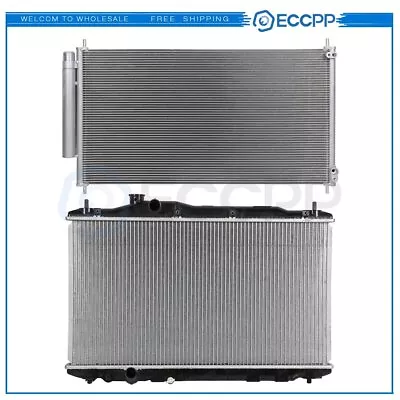 Aluminum Radiator & AC Condenser Cooling Kit For 12-15 Honda Civic • $98.99