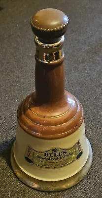 ORIGINAL VINTAGE RETRO Bells Old Scotch Whiskey Bell Bottle Alcohol Bar Scotland • $3