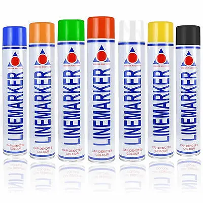 Line Marker Aerosol Spray Paint 750ml Sports Field Car Park Road Warehouse • £86.99