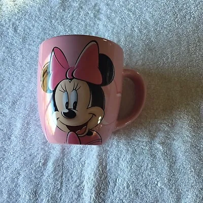 Disney Parks Minnie Mouse Coffee Mug Pink Bow Large • $9.99