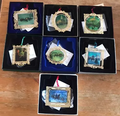 Mort Kunstler Christmas Ornament Lot Of 7 Timber Ridge Civil War 2002-2009 • $179.99