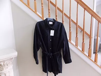 $73.75 • Buy Women's NWT Black ASOS Design Denim Western Shirt Plus Size UK 22/EU 50/US 18