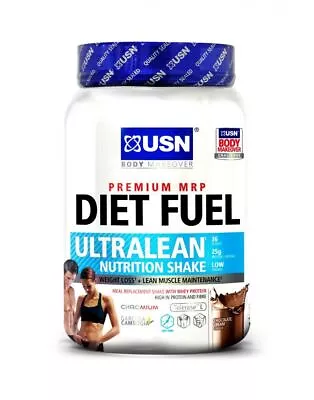 £36.99 • Buy USN Diet Fuel Ultralean Whey Protein Meal Replacement Weight Loss Shake - 1kg