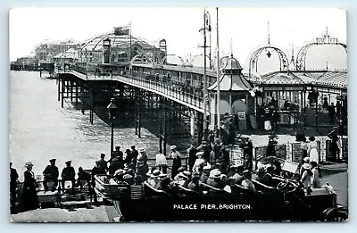 £8 • Buy 2 Postcards Brighton West + Palace Pier P Mills Chain Pier Bazaar Issue Unposted