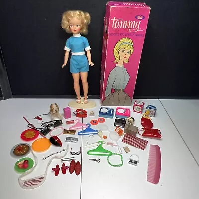 Vintage 1960 Tammy Doll With Original Box Clothes And Accessories Misty Dog Food • $275