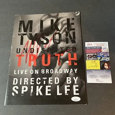 Mike Tyson Signed Undisputed Truth Live On Broadway Program Book JSA • $200