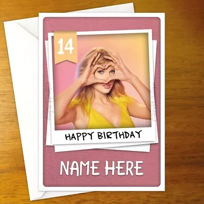 TAYLOR SWIFT Personalised Birthday Card - A5 Music Evermore Lover Reputation • £3.79