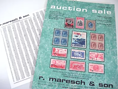 Maresch 2009 Stamp Auction Catalog W Prices Realized Commonwealth Foreign • $11.39