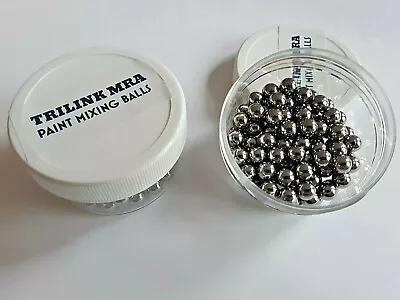 100 Count Paint Mixing Balls - Chrome 6 Mm • $9