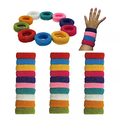 £4.49 • Buy Marrie Hair Ties For Thick Hair Bands Ponytail Holder Seamless For Women Girls