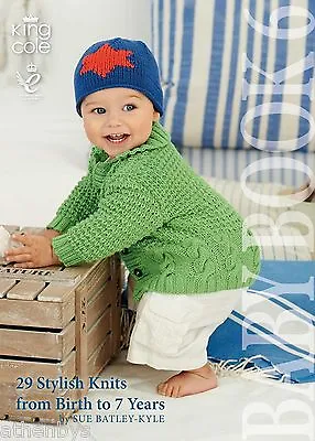 King Cole Baby Book 6 By Sue Batley-Kyle. Knitting Book Over 25 Items To Knit • £9.49