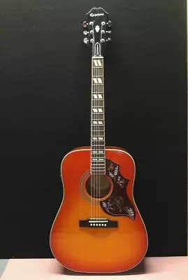 Epiphone Hummingbird 6-string Dreadnought A-E Guitar - Natural - Overset Neck • $399.95