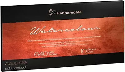Hahnemuhle Collection Watercolor 300 Block Cold Pressed 11.8x15.7 Inches 300gsm • $40.30