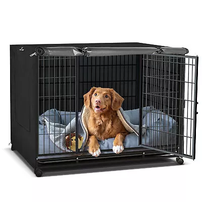 Waterproof Dog Crate Cover Outdoor Indoor Universal Fit Wire Crate Cover • $24.99