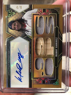 🔥🔥2022 Topps Triple Threads Manny Ramirez Auto Relic GOLD /9 TTAR-MRA1🔥🔥SSP • $155