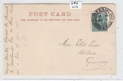 Fife DUNFERMLINE Double Ring With No 1  In Arcs  1903 Postmark /  The Abbey • £8