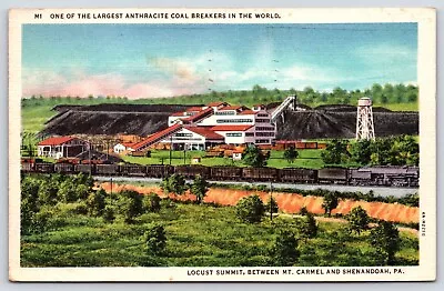 Vintage Postcard POSTED One Of The Largest Anthracite Coal Breakers In The World • $5.75