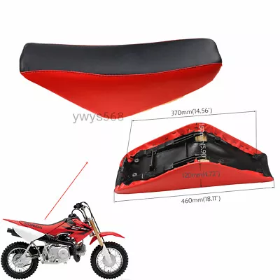 Red Tall Seat For Honda CRF50 XR50 50cc 110cc 125cc Dirt Bike SSR SDG Pitster • $39.99