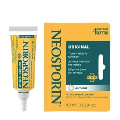 £14.99 • Buy Neosporin Original First Aid Antibiotic Bacitracin Ointment 14.2g | UK STOCK