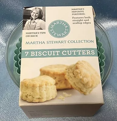 NEW Retired Martha Stewart Biscuit Or Cookie Cutters:  Set Of 7.  #7041 • $17.10