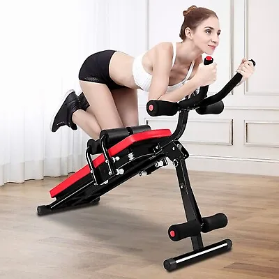 Ab Exercise Bench Abdominal Workout Machine Foldable Sit Up Bench W/ LCD Monitor • $99.99