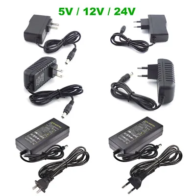 AC TO DC 5V 12V 24V 1A 2A 3A 5A 10A 0.5A Power Supply Adapter LED Strip Lights • $7.99