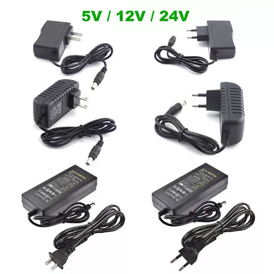 $5.98 • Buy AC TO DC 5V 12V 24V 1A 2A 3A 5A 10A Power Supply Adapter For LED Strip Lights