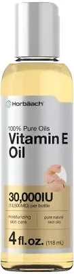 Vitamin E Oil For Skin 30000 IU | 4 Fl Oz | 100% Pure Oils | Moisturizing Oil | • $12.35