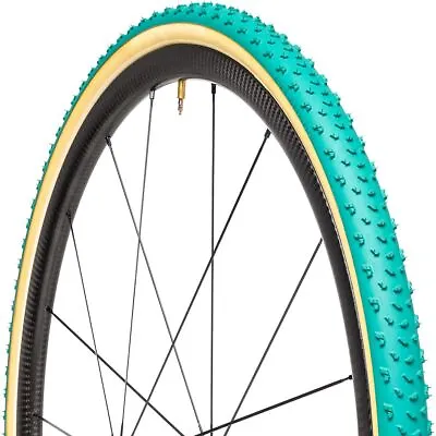 Michelin Power Cyclocross Mud Tubular Tire Green/Tan 700x33 • $107.99