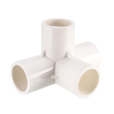 £7.20 • Buy 4 Way 20mm Tee PVC Fitting Elbow PVC Furniture PVC Elbow Fittings