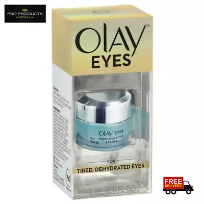 $34.95 • Buy Olay Eyes Deep Hydrating Eye Gel 15ml For Tired Dehydrated Skin Under Eyes