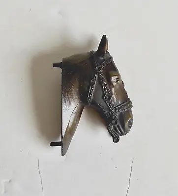 Vintage Cast Metal Horse Bridle Western Cowboy Handle Hat Clothes Towel Hook • $19.99