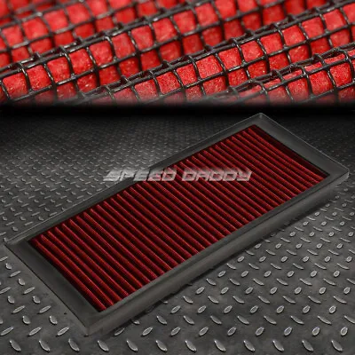 For 09-17 Vw A5 Pq35 2.0t Red Reusable&washable High Flow Drop In Air Filter • $16.99