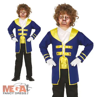 Kids Beauty Beast Halloween Fancy Dress Fairytale Movie Character Boys Costume • £8.99