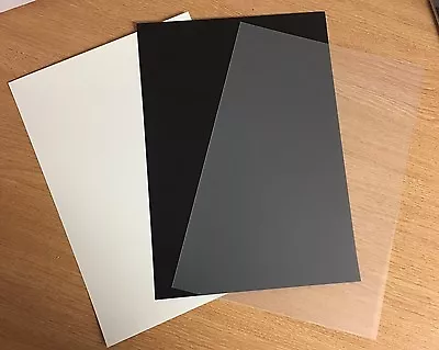 A3 Coloured Polypropylene Plastic Sheet 0.8/0.75mm Model Making Arts & Crafts • £3.50