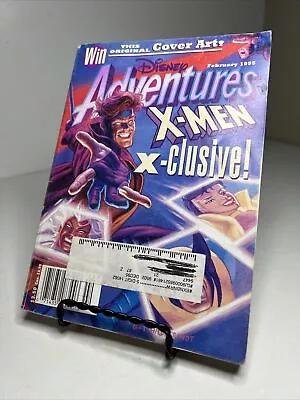 DISNEY ADVENTURES Magazine X-MEN X-CLUSIVE Feb 1995 GAMBIT WOLVERINE Cover • $14.95