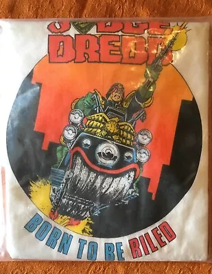 Judge Dredd Fleetway Single Stitch T Shirt Vintage 1989 New In Package  • $150