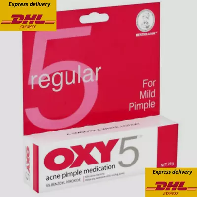 New OXY 5 Mild Acne & Pimple Medication Treatment 25G X 3's - DHL Fast Shipment • $33.20