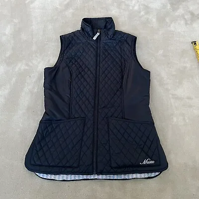 Musto Signature Quilted Gilet Womens UK10 Navy Good Condition • £24.99