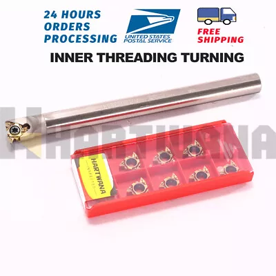 Indexable Threading Boring Anti-Vibration Knife Holder 10pcs 16IRAG60 Carbide • $85.50