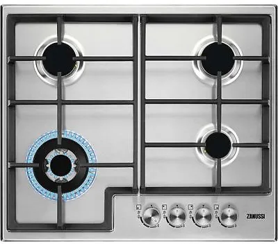 Zanussi ZGH66424XX Gas Hob - Stainless Steel A120907 • £149.99