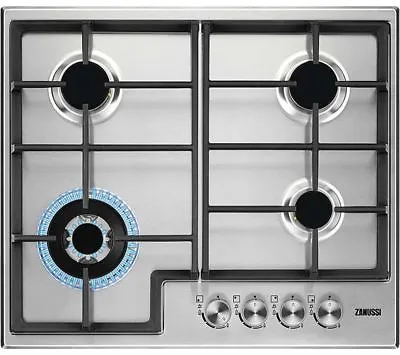 Zanussi ZGH66424XX Gas Hob - Stainless Steel U53491 • £159.99