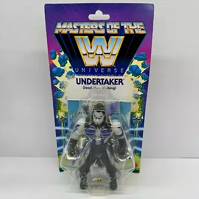 Masters Of The WWE Universe Undertaker Action Figure Wave 3 Scareglow New Sealed • $39.99