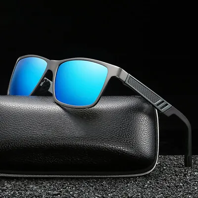 $19.79 • Buy Mens HD Polarized Sunglasses Aluminium Magnesium Sports UV400 Protection Glasses