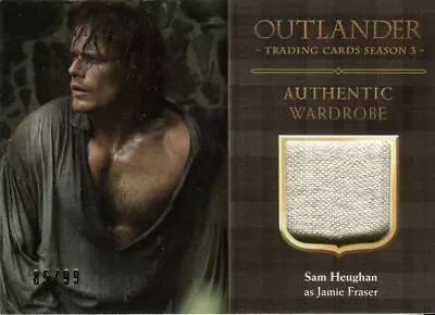 $182.16 • Buy Outlander Season 3 Wardrobe Card M01 Sam Heughan As Jamie Fraser
