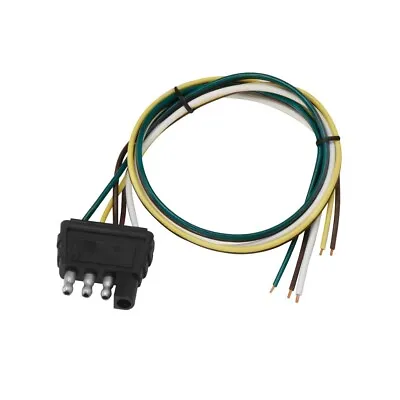 Wesbar Trailer End Light Wiring Harness Bonded Flat 4 Way Pole Pin Connector 18  • $8.49