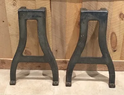 Logan 10” Lathe Legs Stand Antique Table Cast Iron VTG • $275