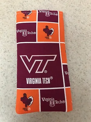 Eyeglass / Sunglass Soft Fabric Case - Virginia Tech - NCAA - Support Team! • $3.29