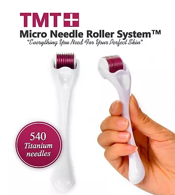 540 Titanium Micro Pin Derma Skin Roller Scars Wrinkle Anti-Aging  By TMT • $9.75